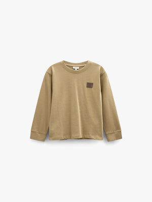Langærmet T-shirt Tween - Khaki | 101704 Kobe