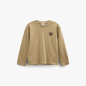 Langærmet T-shirt Kids - Khaki | 101703 Kobe
