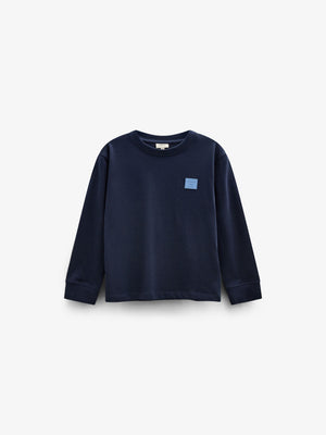 Langærmet T-shirt Kids - Navy | 101705 Kobe