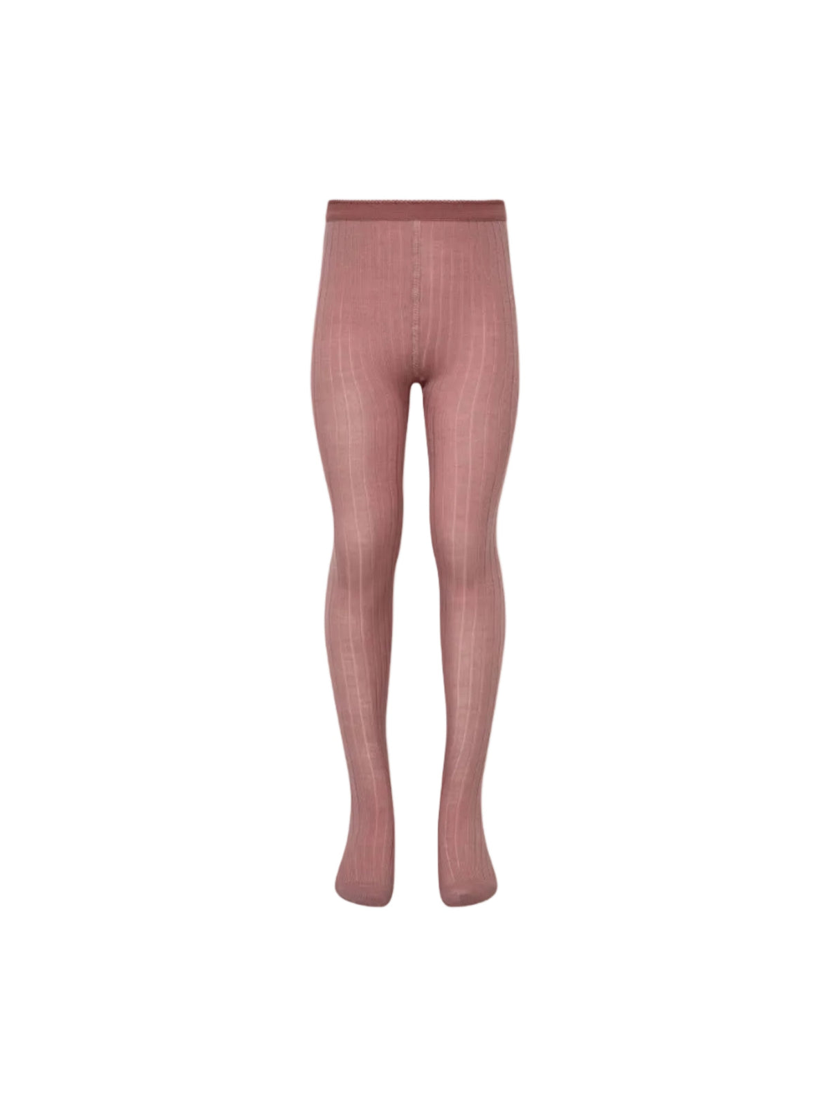 MP Ribstrikkede strømpebukser i uld - All - Dusty Rose | 101717 MP 128