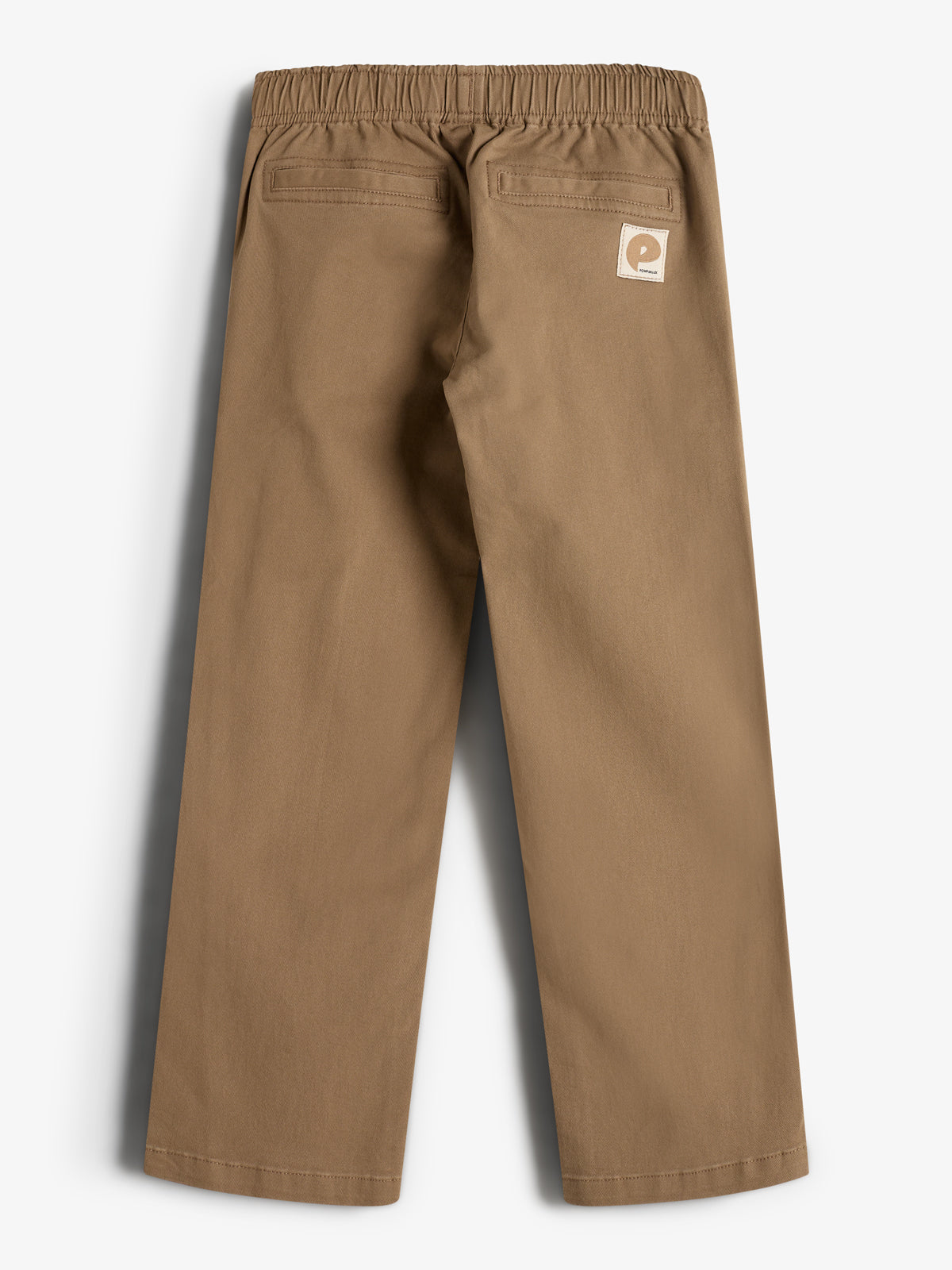 Relaxed pull-on-chinos - Kids - Walnut