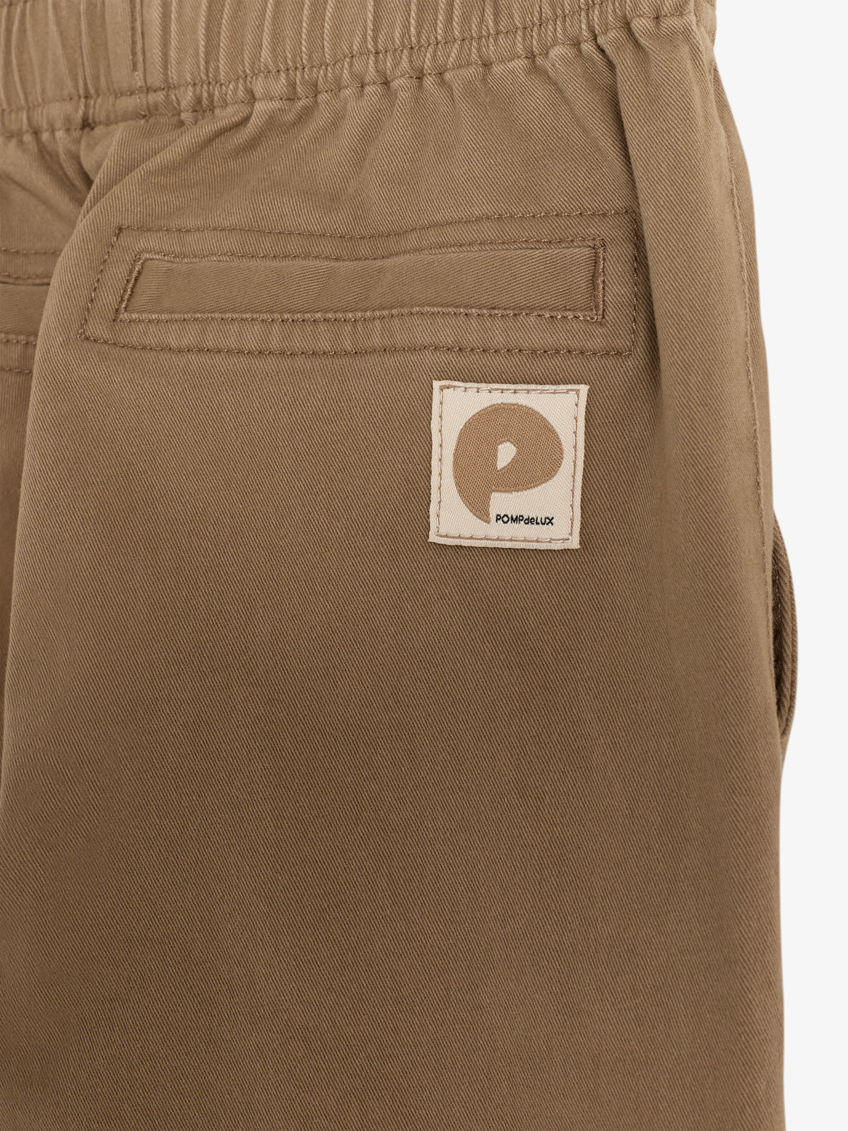 Relaxed pull-on-chinos - Kids - Walnut