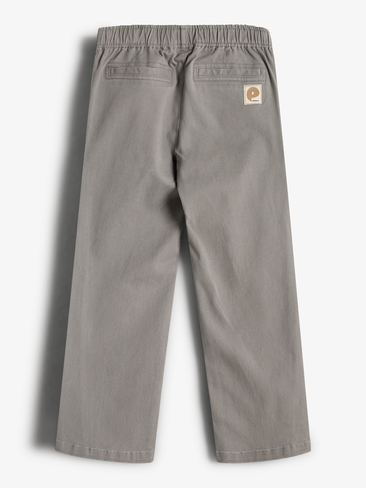 Relaxed pull-on-chinos - Kids - Grey