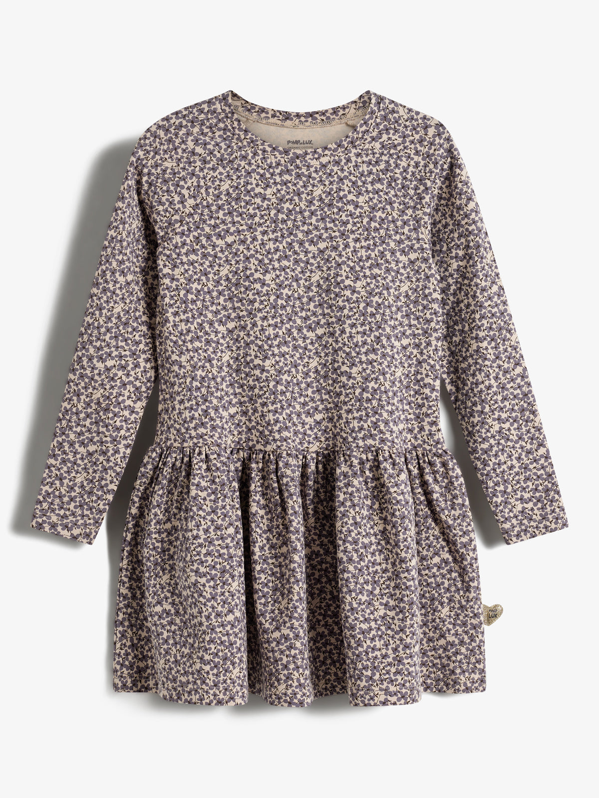 Jersey-kjole med ditsy-print - Kids - Dusty Purple