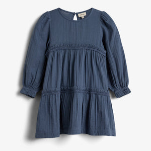 Boho kjole - Kids - Vintage Blue