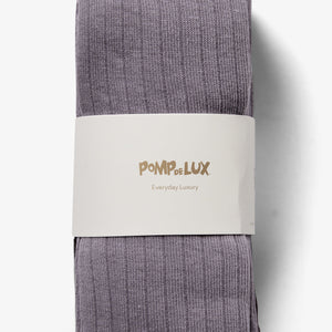 Strømpebukser 2-pak - Kids - Dusty Purple/Dark Purple
