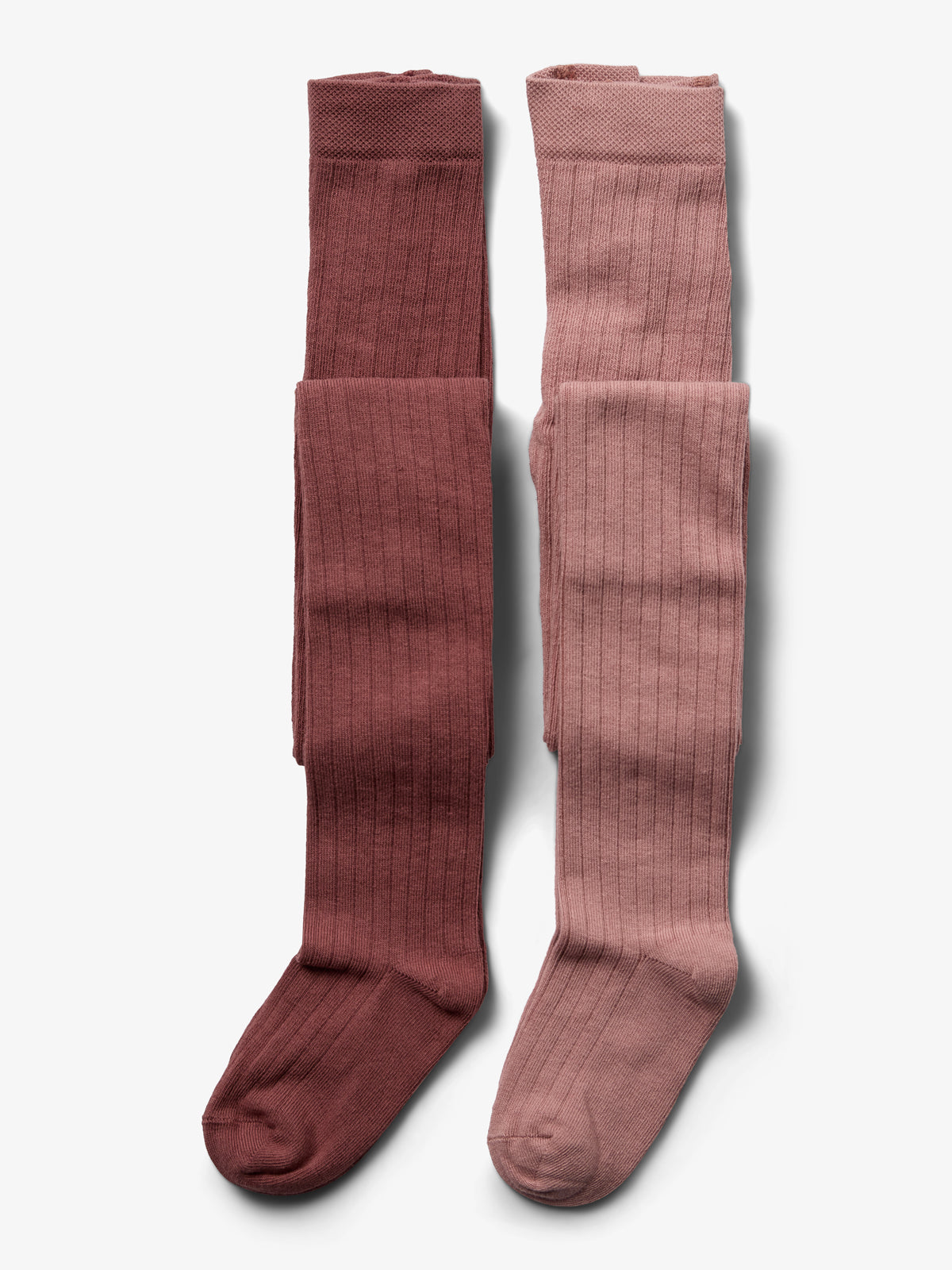 Strømpebukser 2-pak - Kids - Dusty Rose /Dark Rose