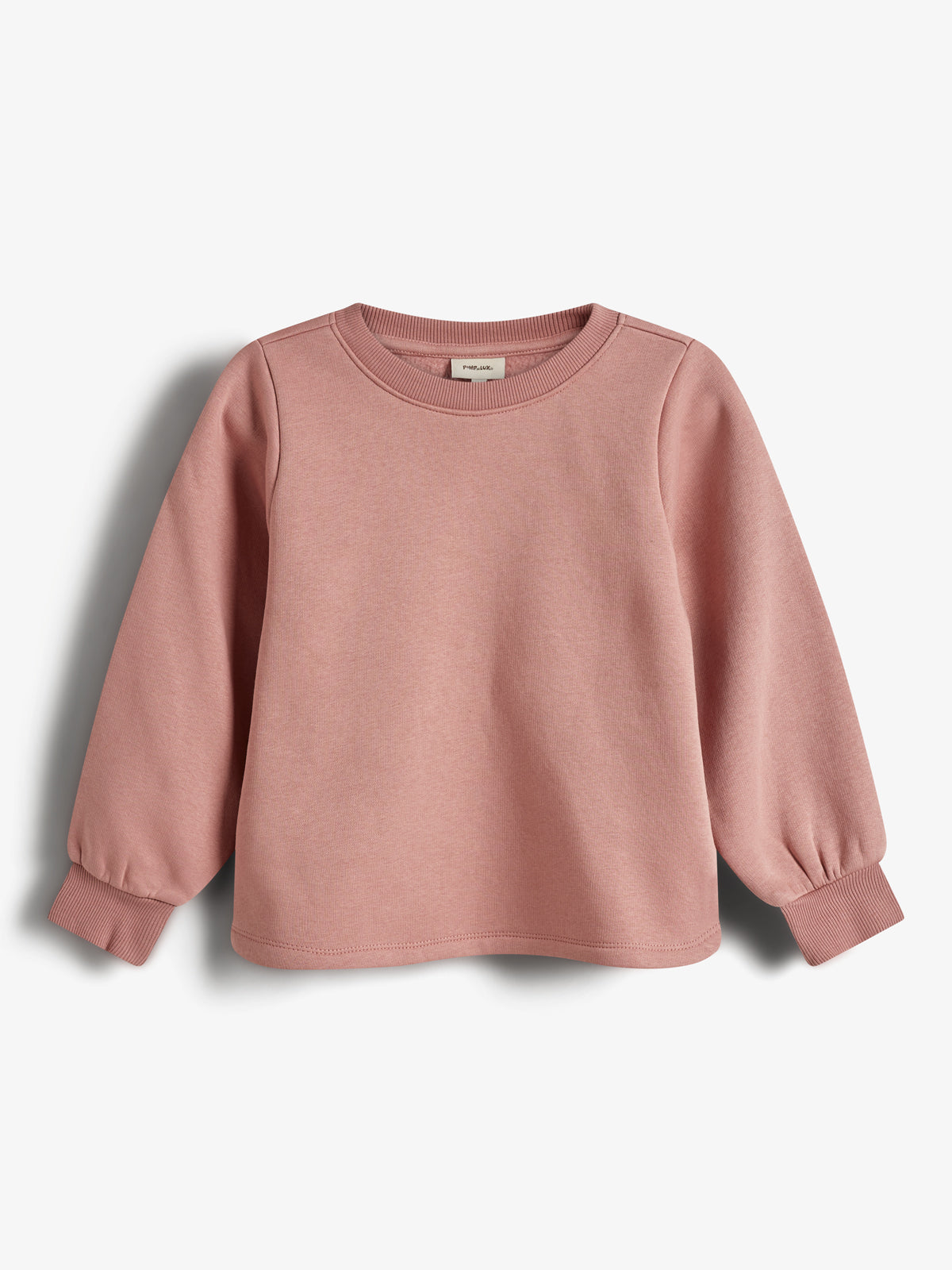 Sweatshirt med buet kant - Kids - Dusty Rose