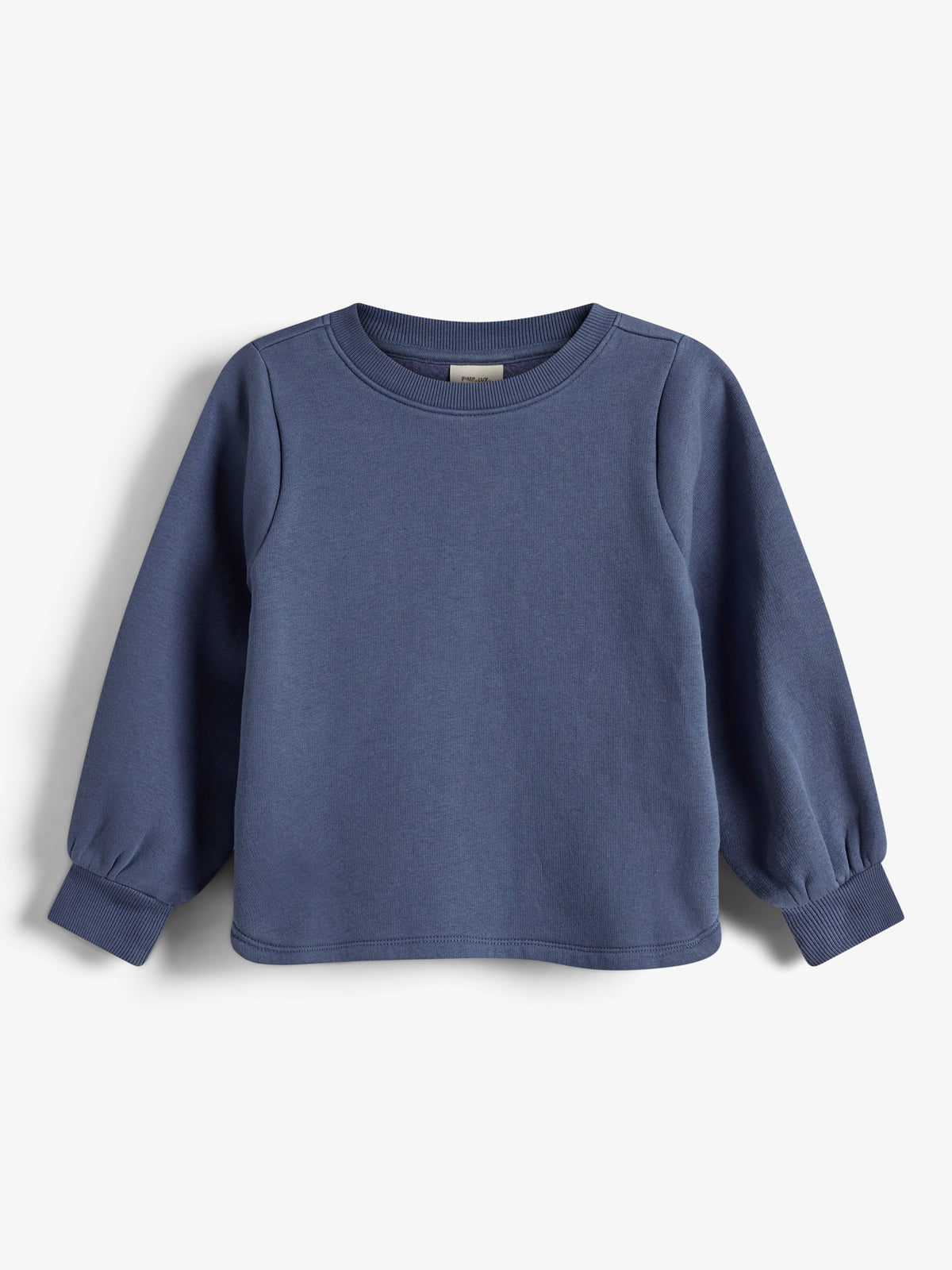 Sweatshirt med buet kant - Kids - Vintage Blue