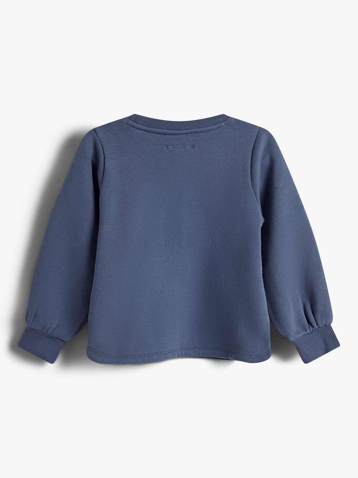 Sweatshirt med buet kant - Kids - Vintage Blue