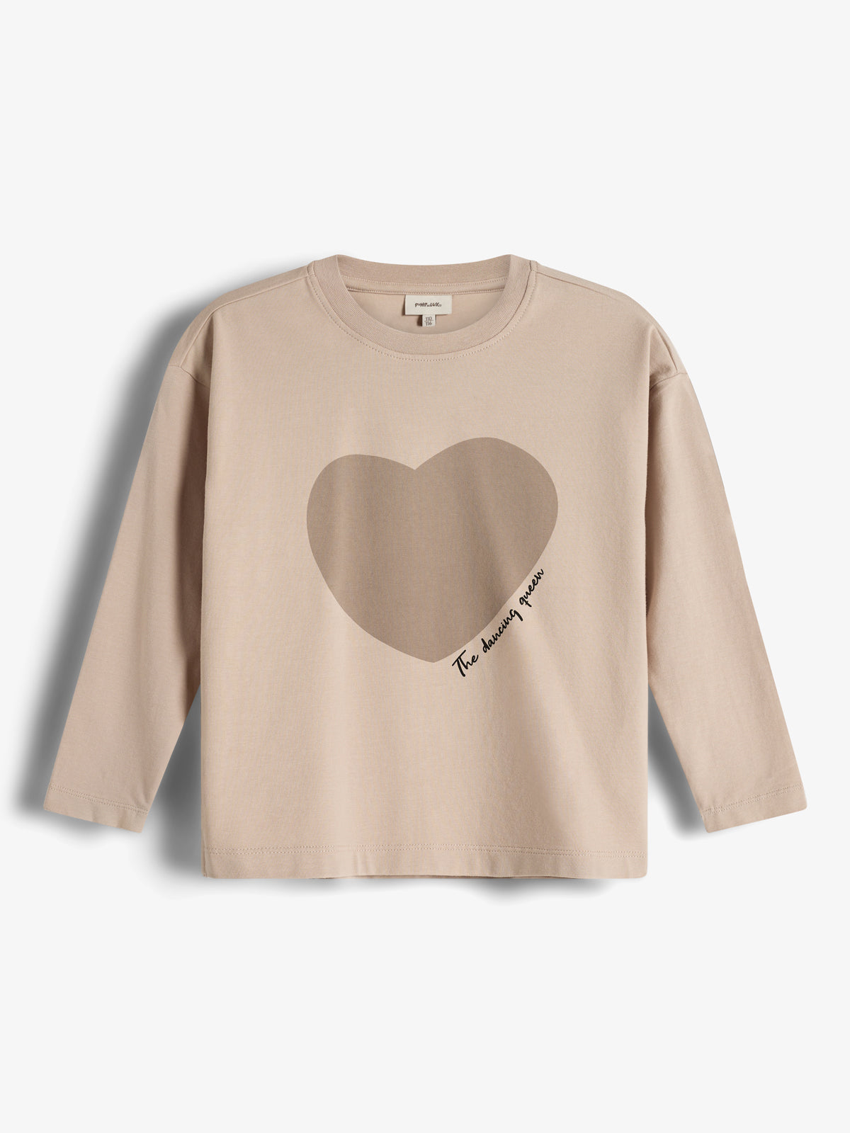 Langærmet T-shirt med hjerte - Kids - Moonlight