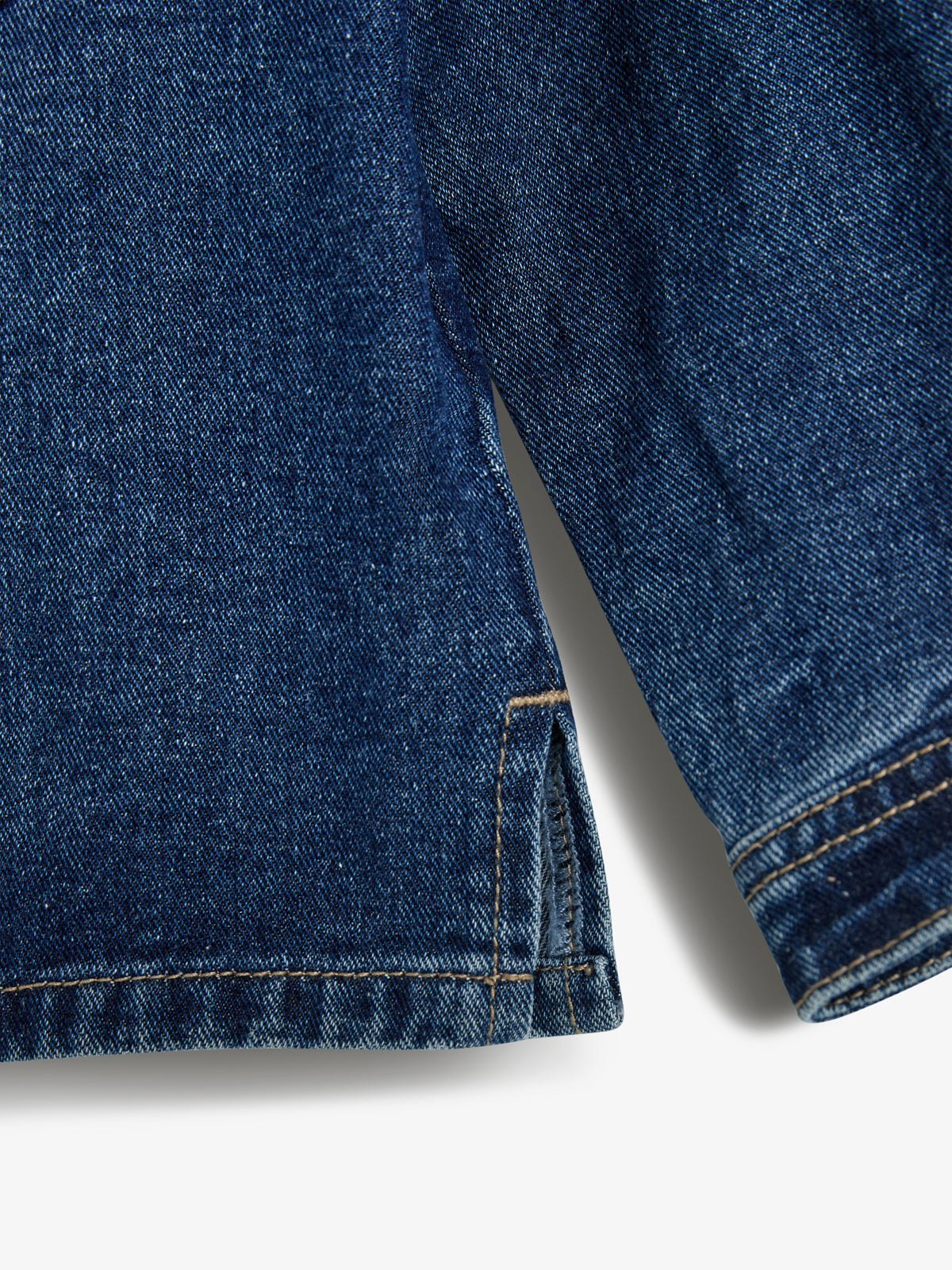 Denim-overshirt - Kids - Dark Blue Denim