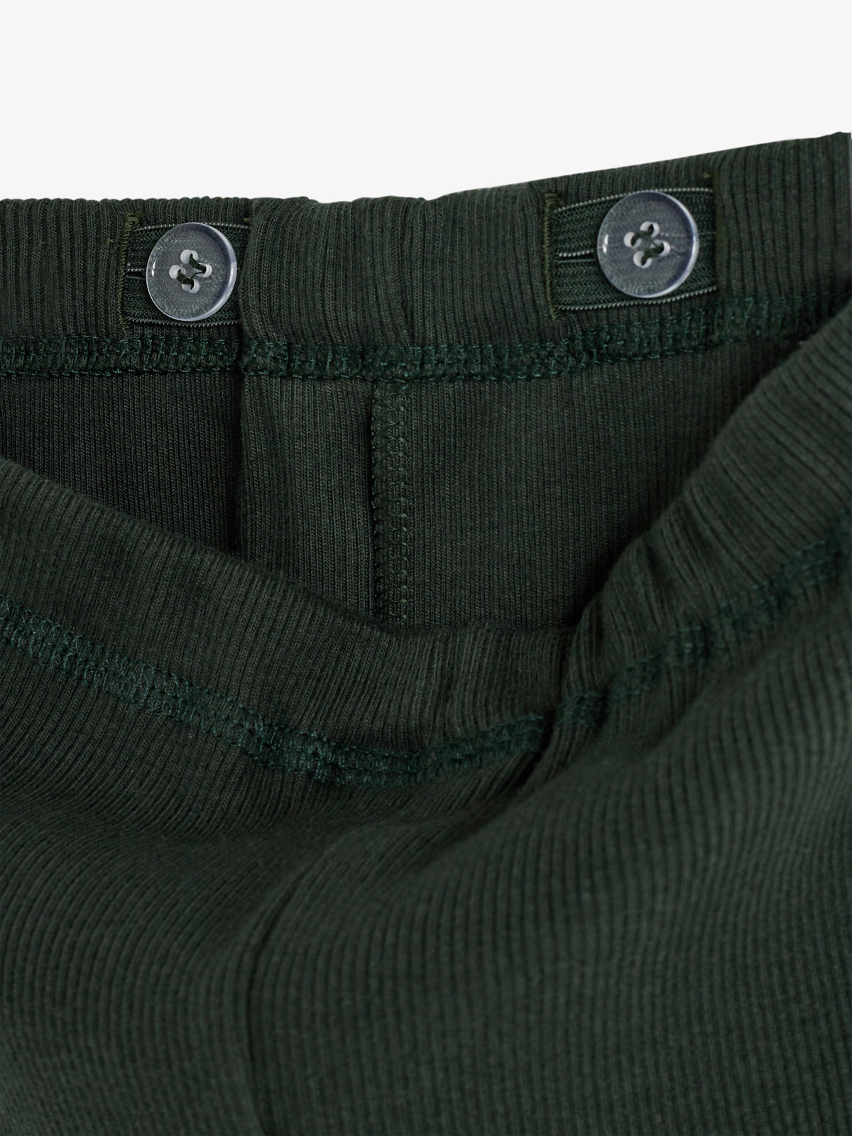 Basic Rib-bukser - Kids - Dark Green