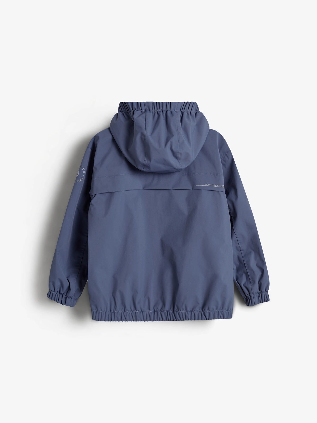 Regnjakke med påsyet lomme - Kids - Vintage Blue