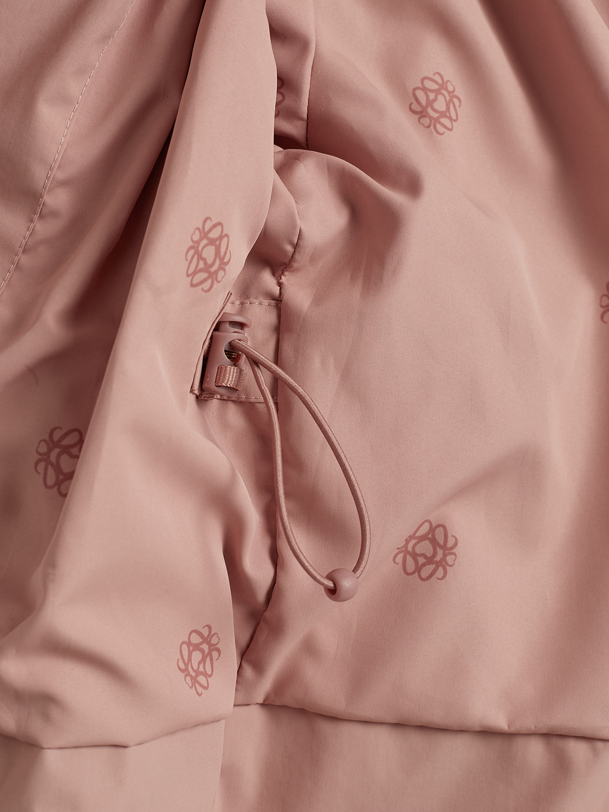 Regnjakke med snøre - Kids - Dusty Rose