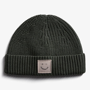 Ribbet strikhue - Kids - Dark Green