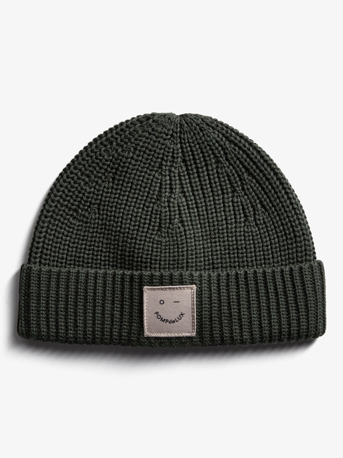 Ribbet strikhue - Kids - Dark Green