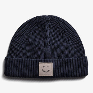 Ribbet strikhue - Kids - Navy