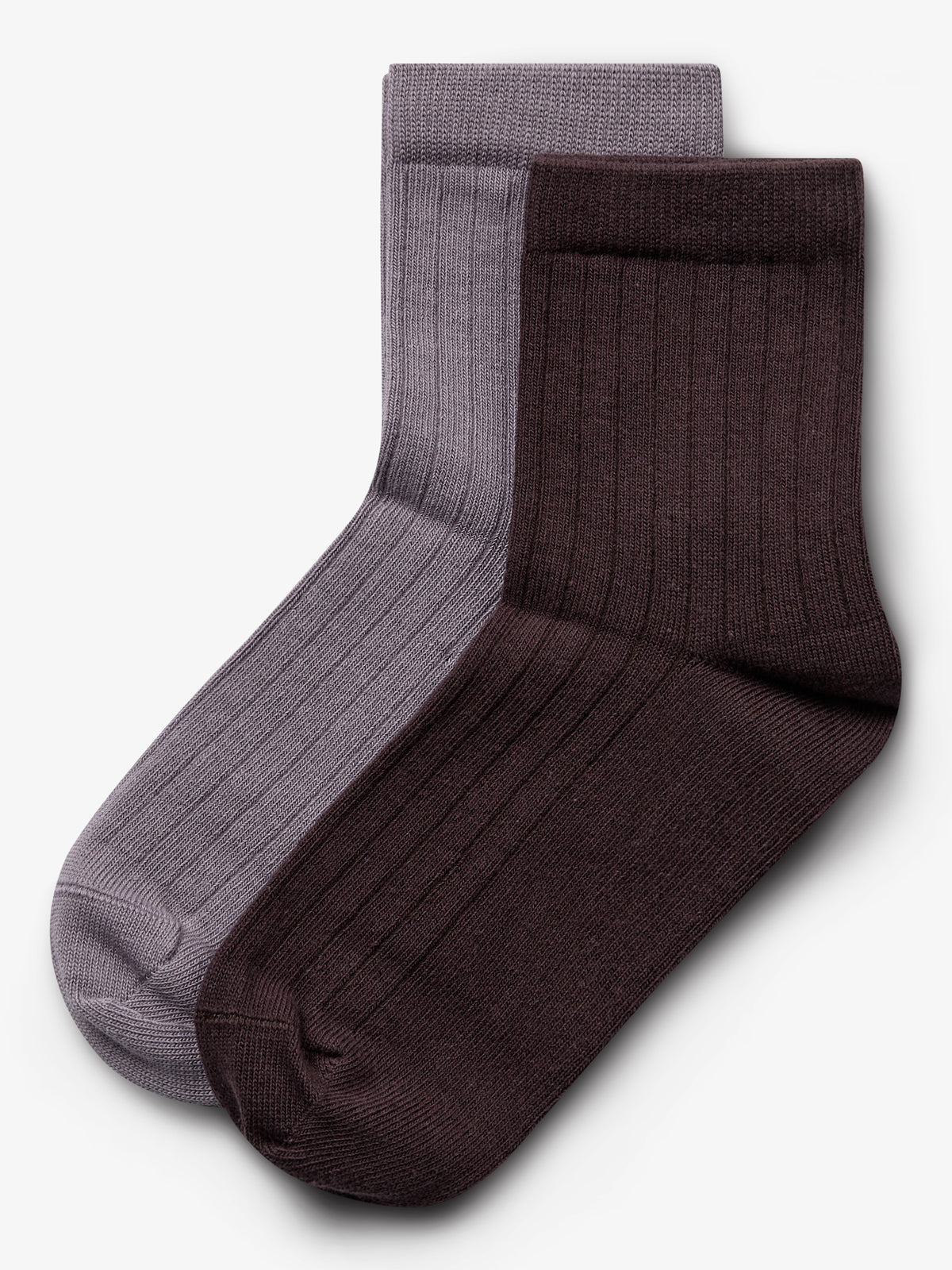 Strømper 2-pak - Kids - Dusty Purple/Dark Purple