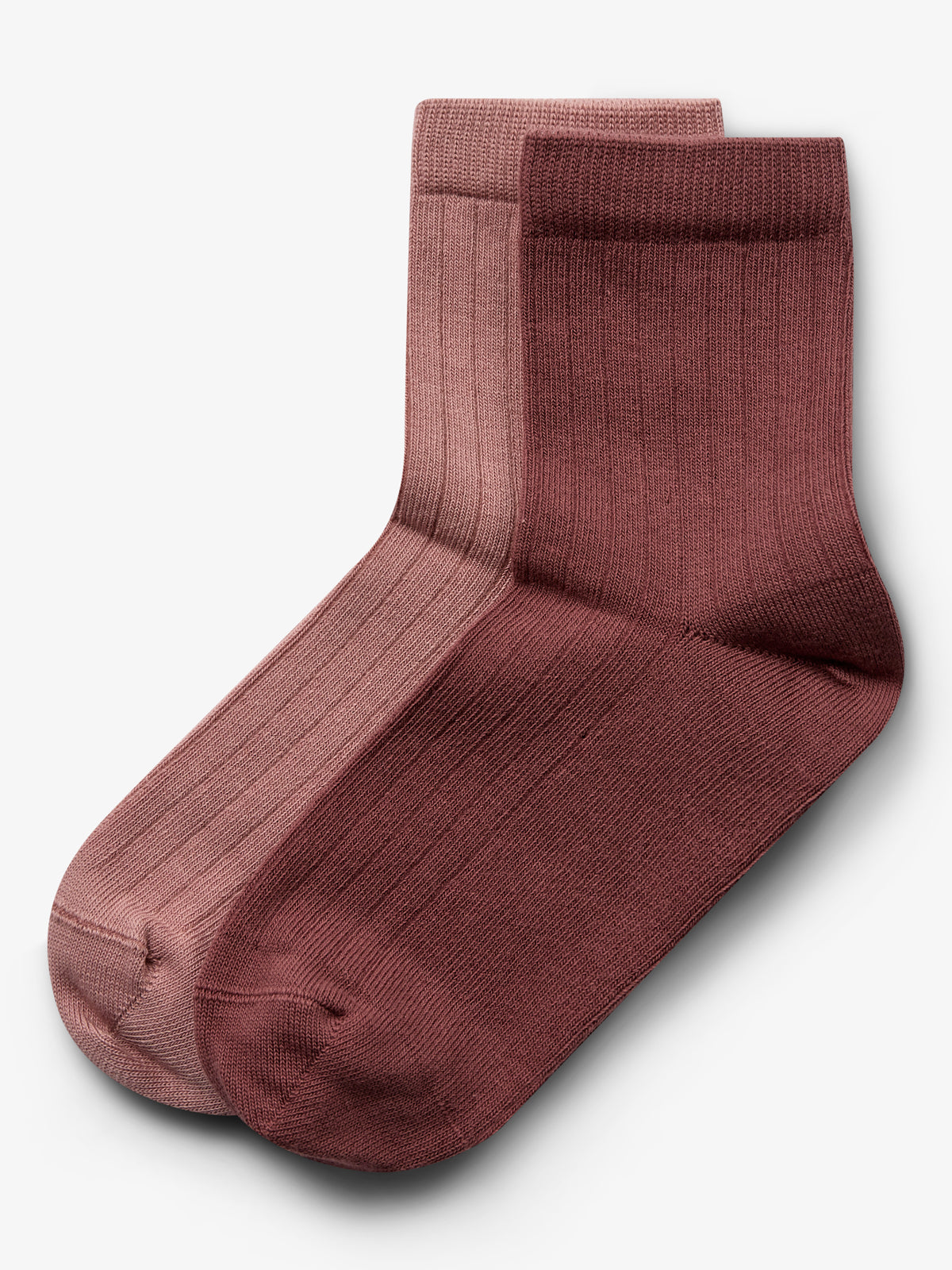 Strømper 2-pak - Kids - Dusty Rose/Dark Rose