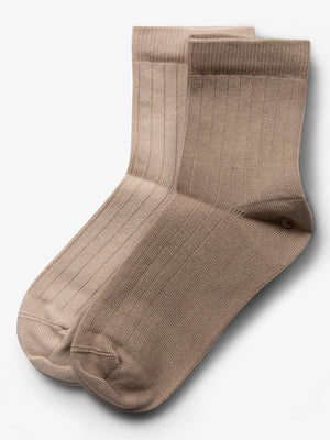 Strømper 2-pak - Kids - Moonlight/Dark Beige