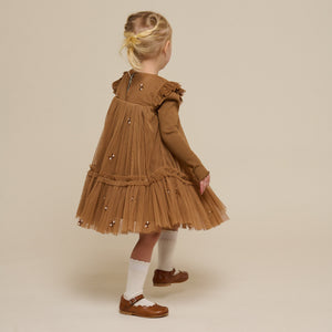 Langærmet T-shirt i modalrib - Kids - Coconut | 101308 Lottie