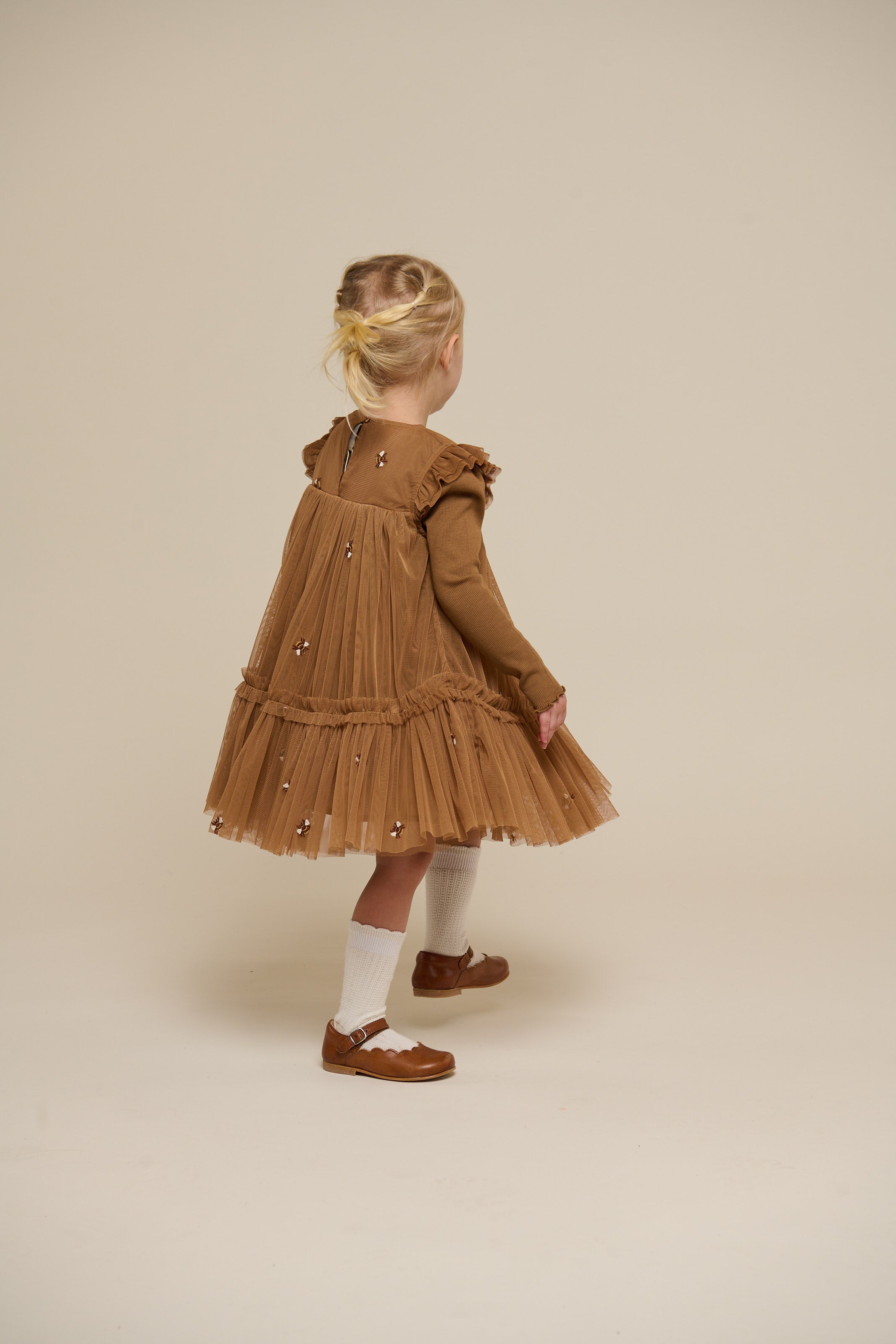 Langærmet T-shirt i modalrib - Kids - Coconut | 101308 Lottie