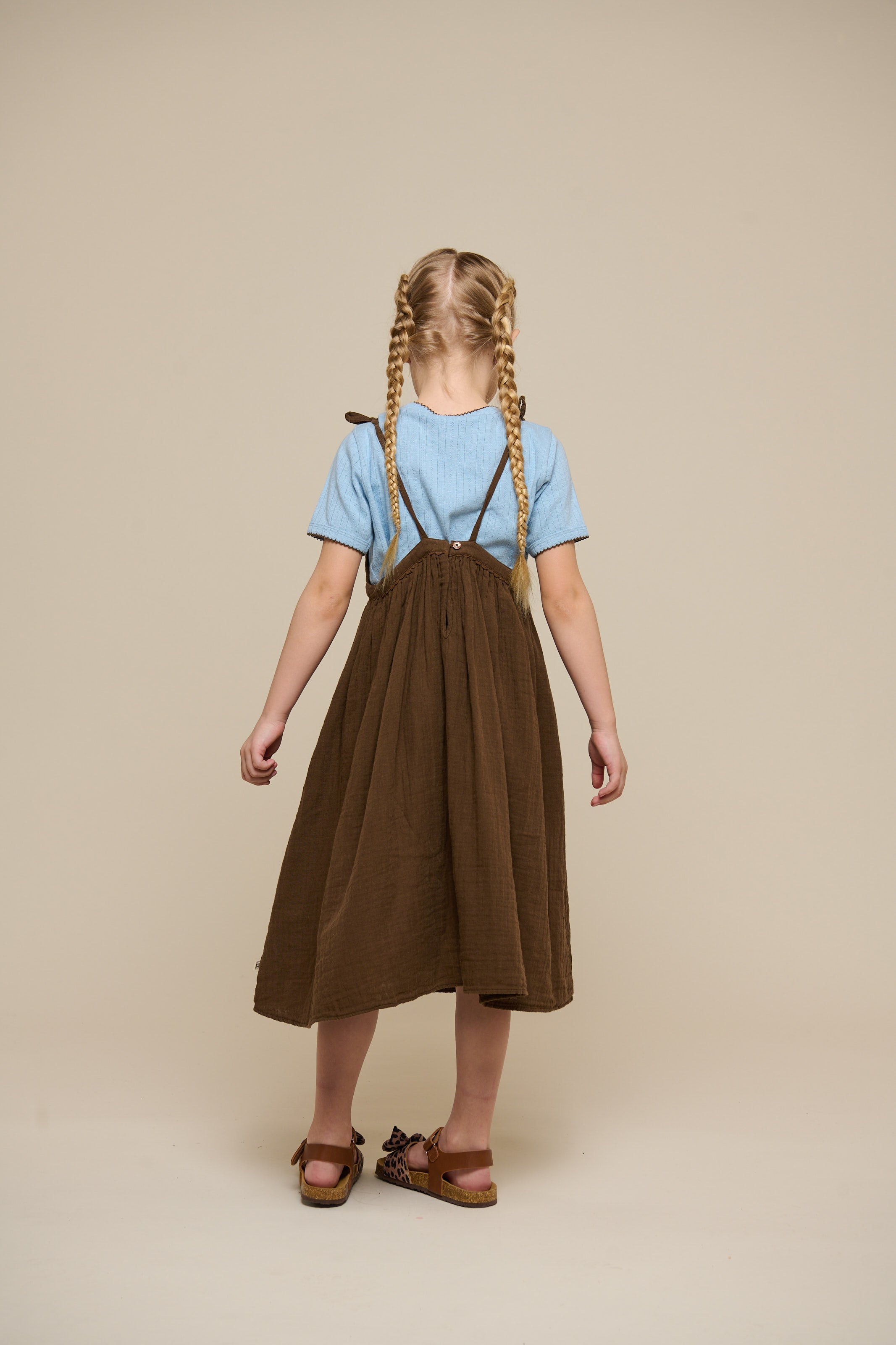 Pointelle T-shirt med kontrast picot - Tween - Powder Blue | 101286 Drew