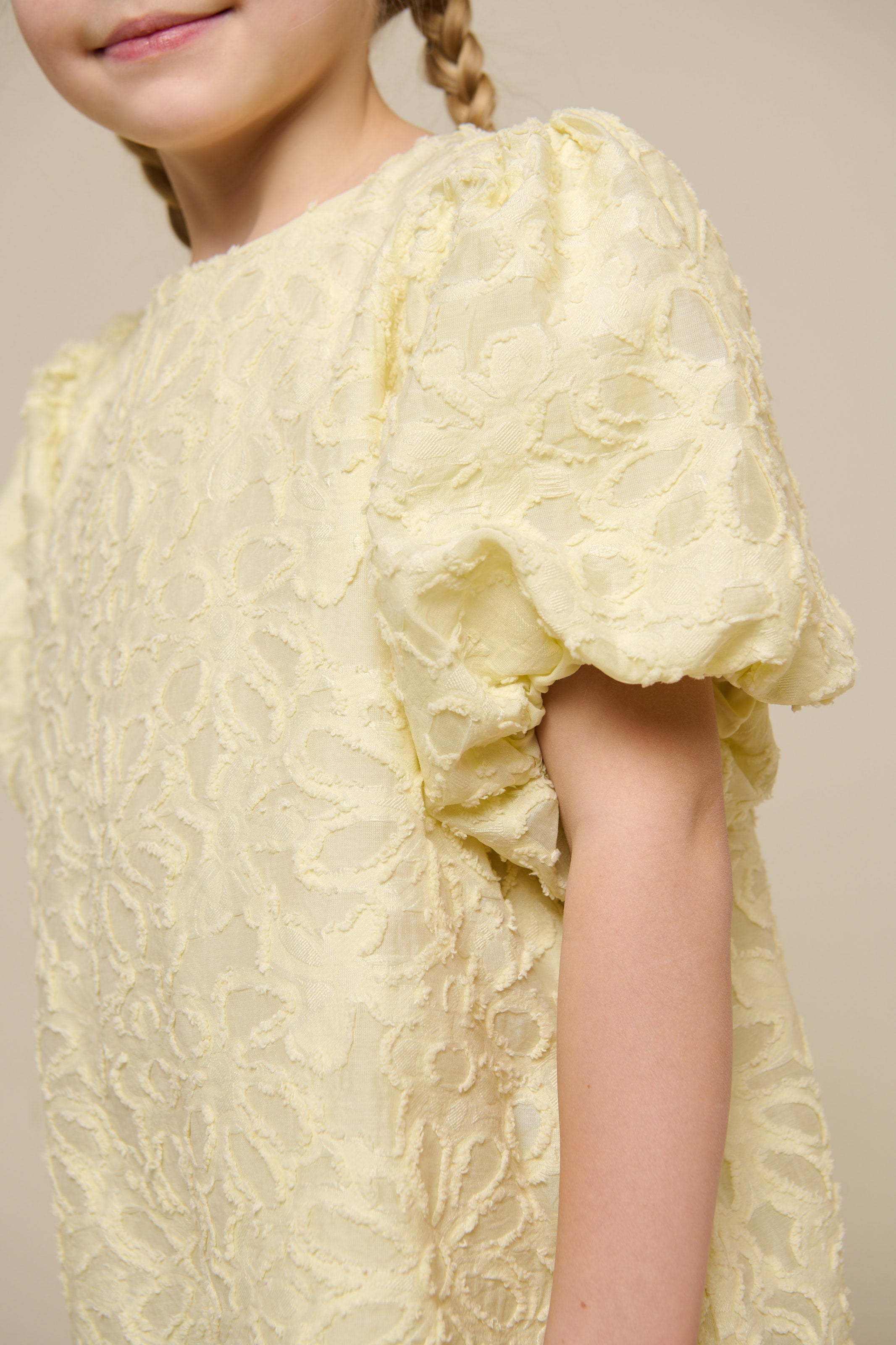 Jacquardkjole i bomuldsblanding - Tween - Sunlight | 100993 Giselle