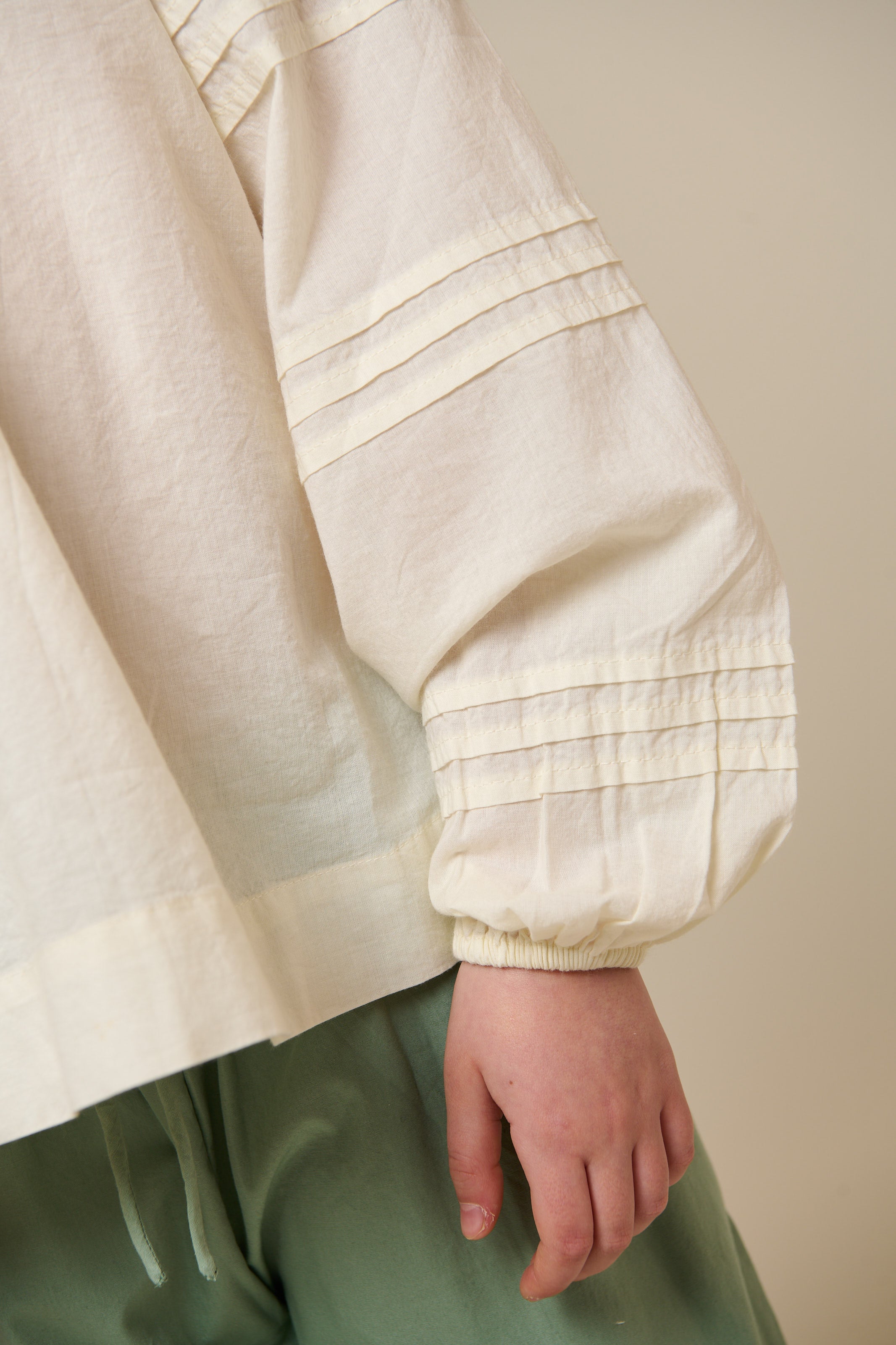 Langærmet bluse - Tween - Offwhite | 100989 Willa