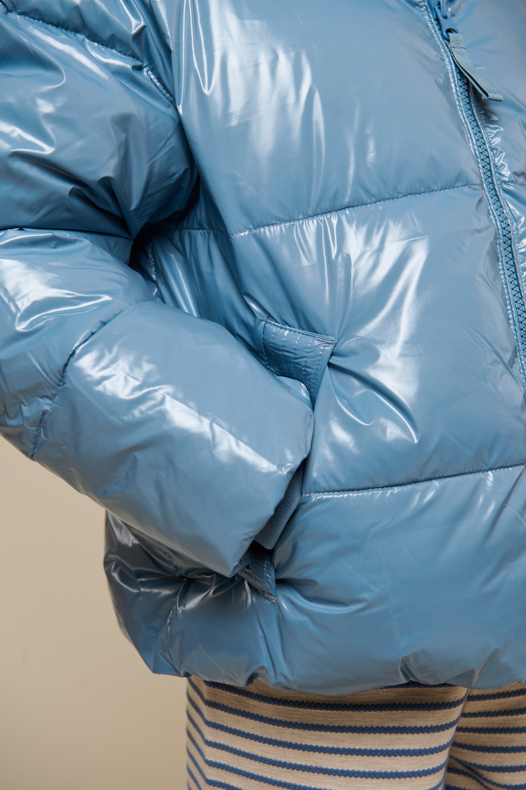 Shiny Pufferjakke - Tween - Blue | 100533 Violet