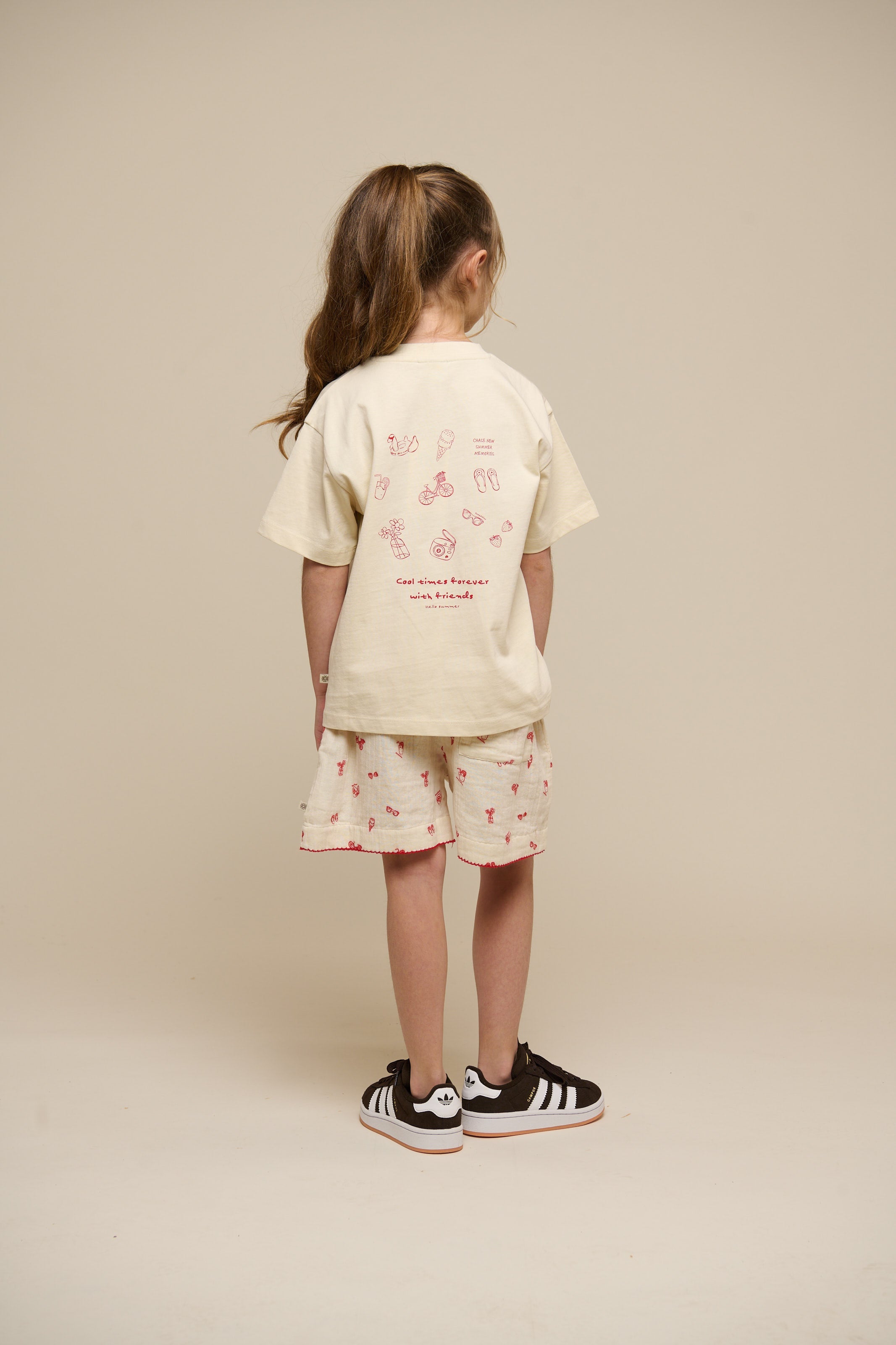 Cool Times T-shirt - Tween - Offwhite | 101248 Kira