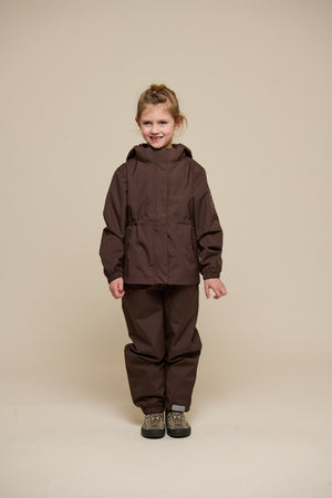 Skaljakke med snøre - Tween - Chocolate | 100498 Lucy