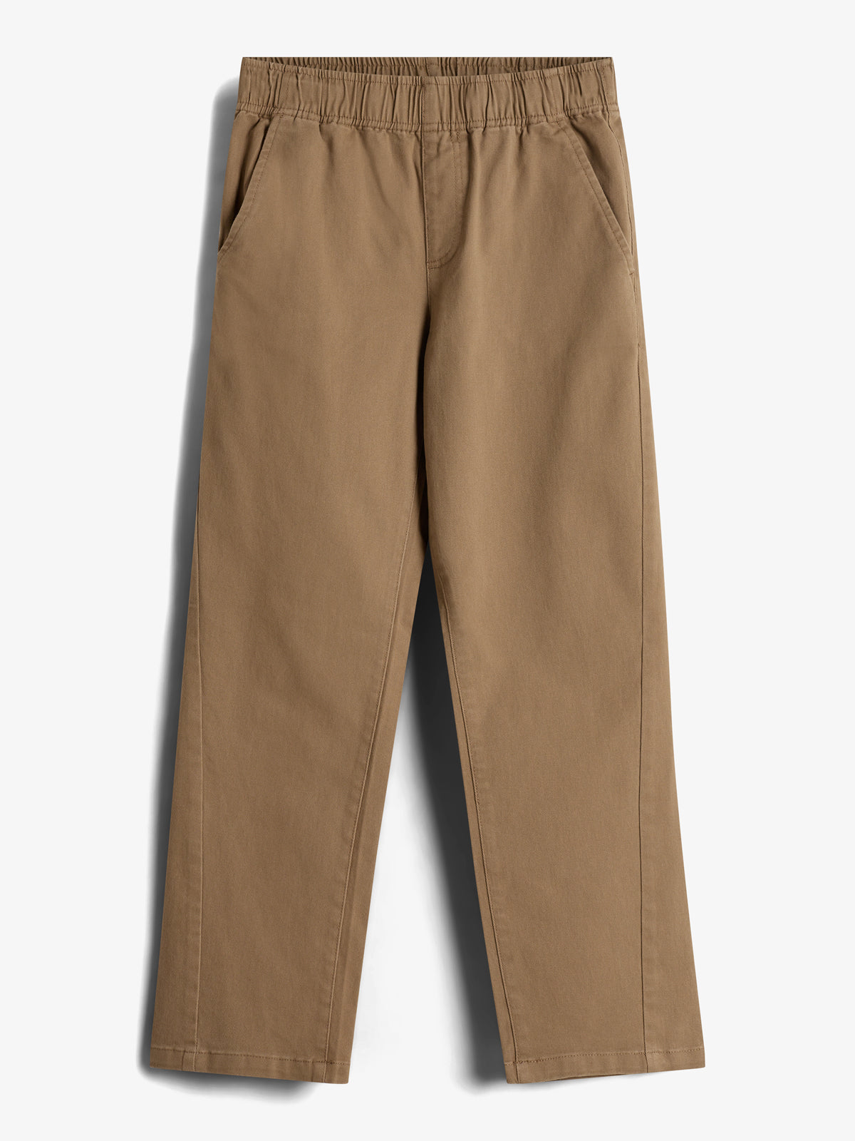 Relaxed pull-on-chinos - Tweens - Walnut