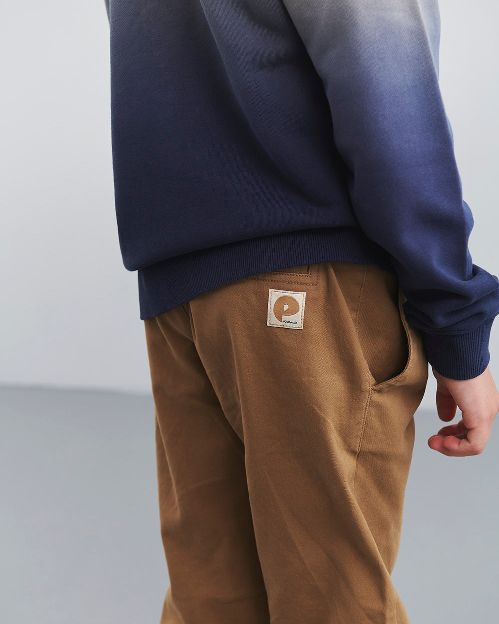 Relaxed pull-on-chinos - Tweens - Walnut