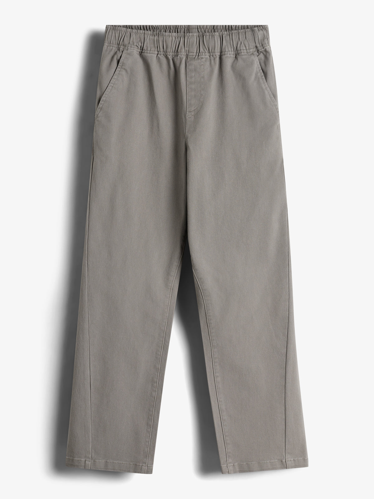 Relaxed pull-on-chinos - Tweens - Grey