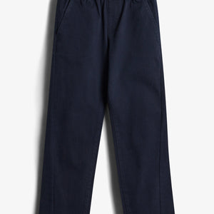 Relaxed pull-on-chinos - Tweens - Navy