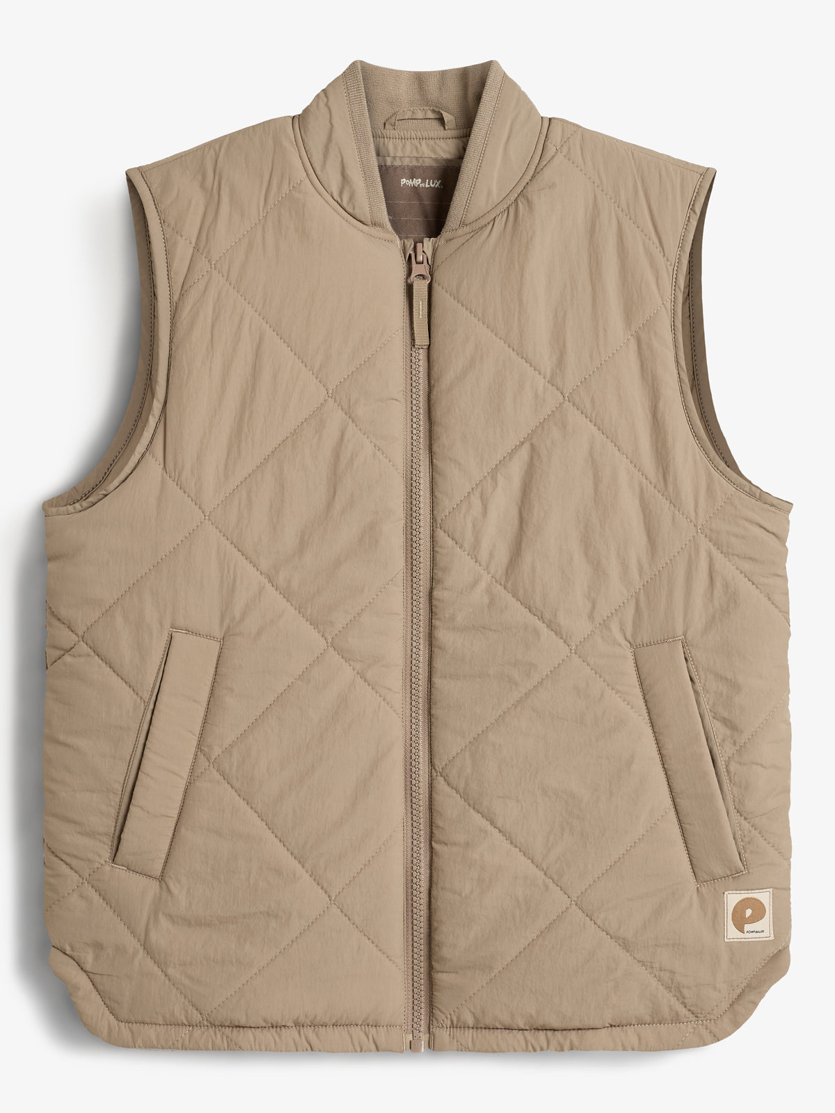 Vatteret vest - Tweens - Dark beige