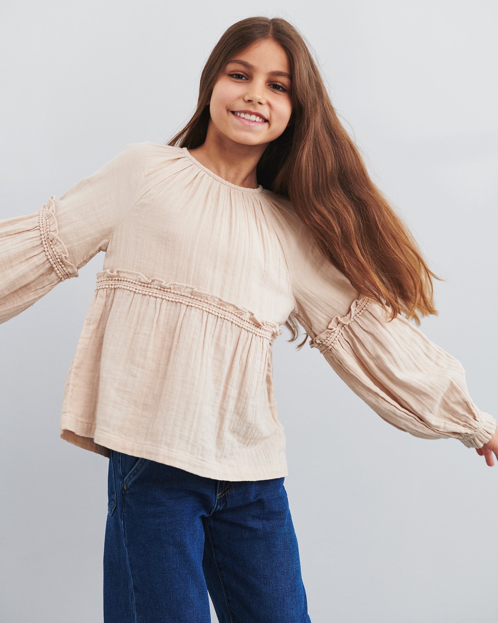 Boho bluse - Tweens - Moonlight