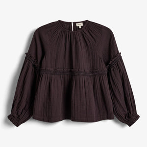 Boho bluse - Tweens - Dark Purple