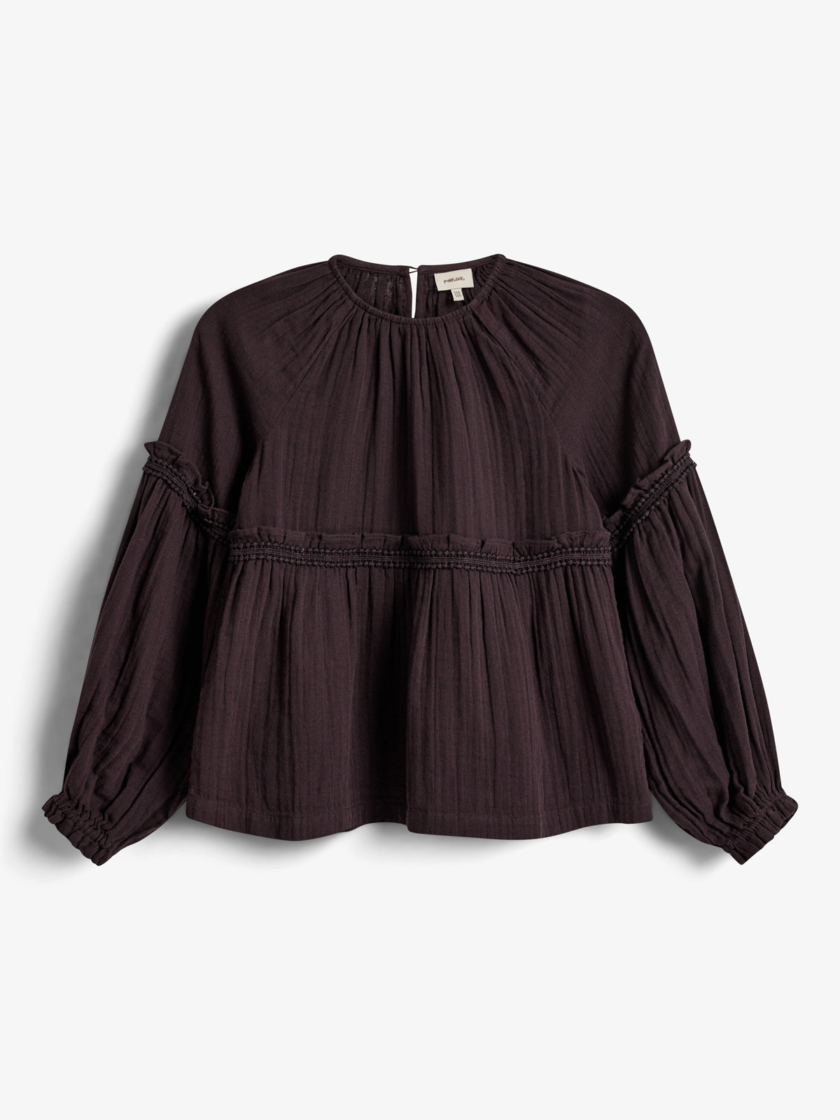 Boho bluse - Tweens - Dark Purple