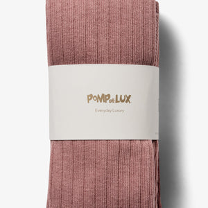 Strømpebukser 2-pak - Tweens - Dusty Rose /Dark Rose