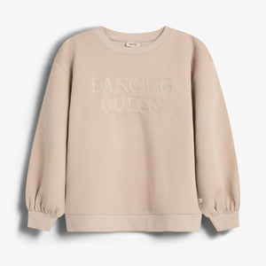 Oversized sweatshirt med broderi - Tweens - Moonlight