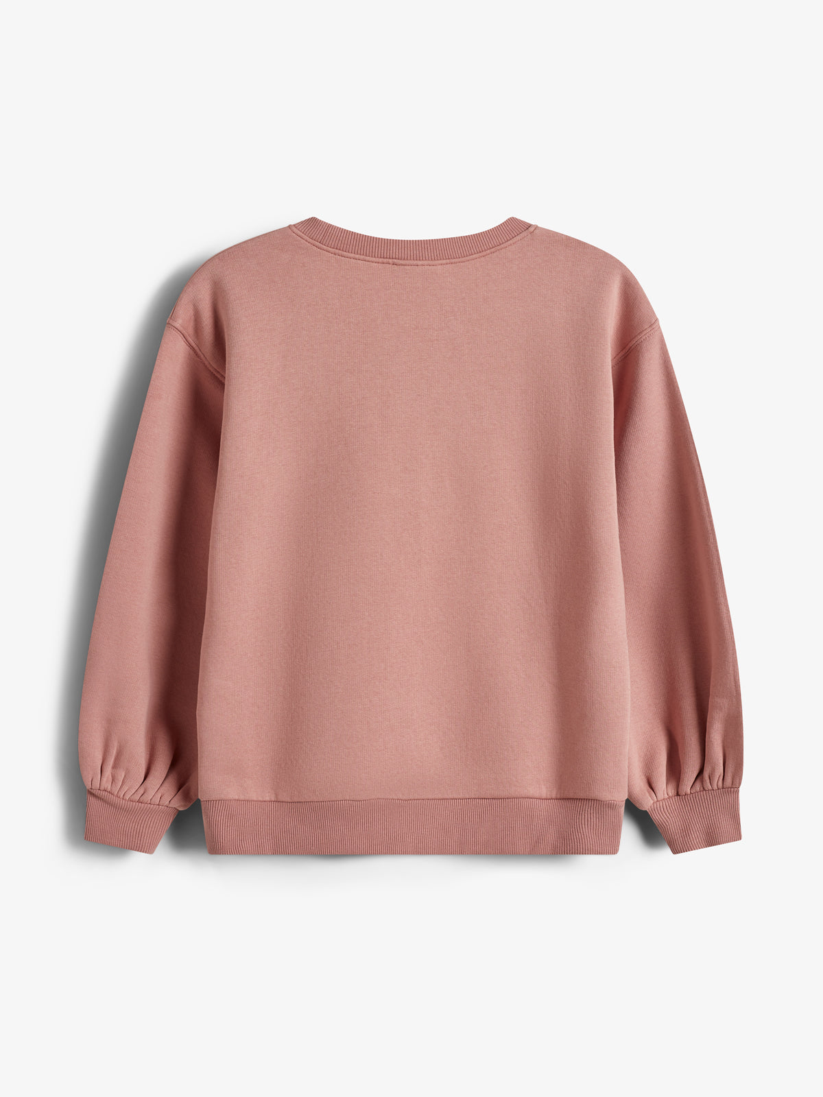 Oversized sweatshirt med broderi - Tweens - Dusty Rose