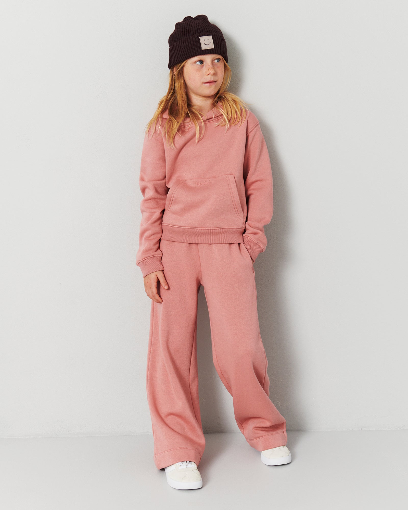 Joggers med brede ben - Tweens - Dusty Rose