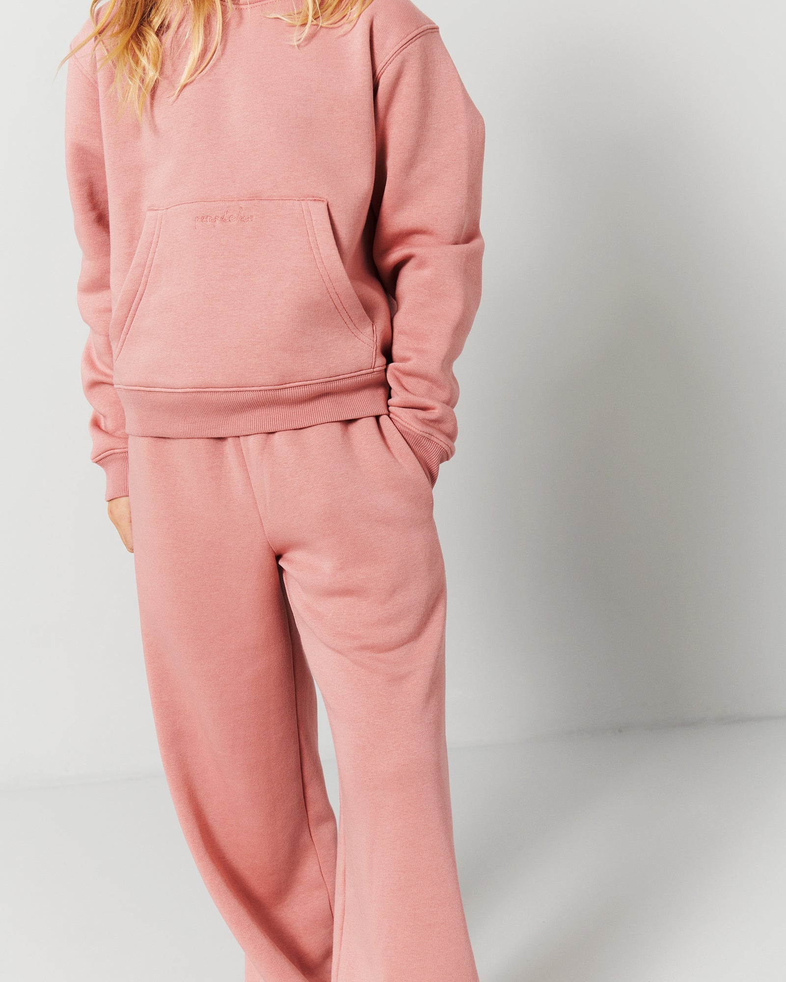 Joggers med brede ben - Tweens - Dusty Rose