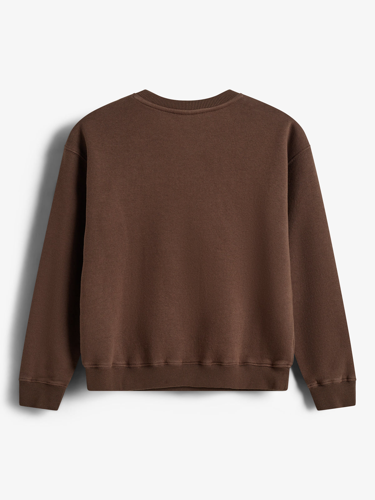 Sweatshirt m. broderi - Tweens - Dark Earth