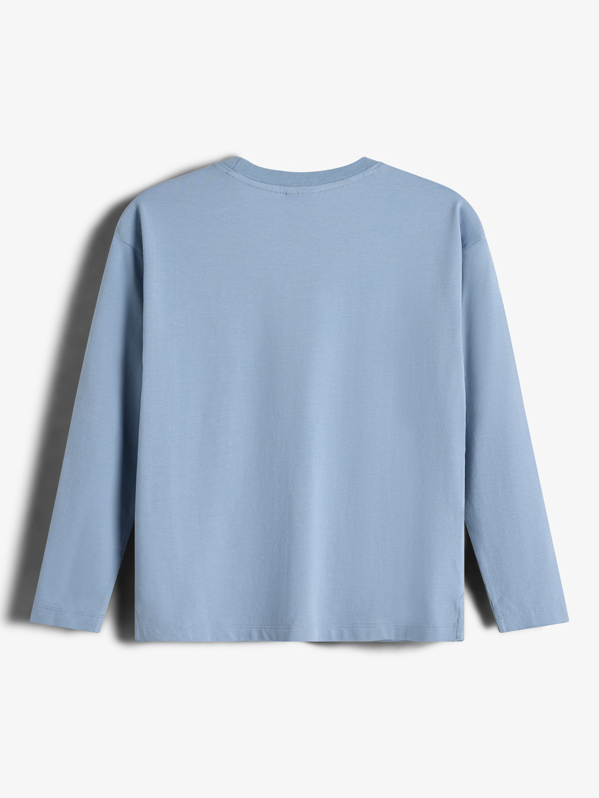 Langærmet T-shirt med hjerte - Tweens - Blue