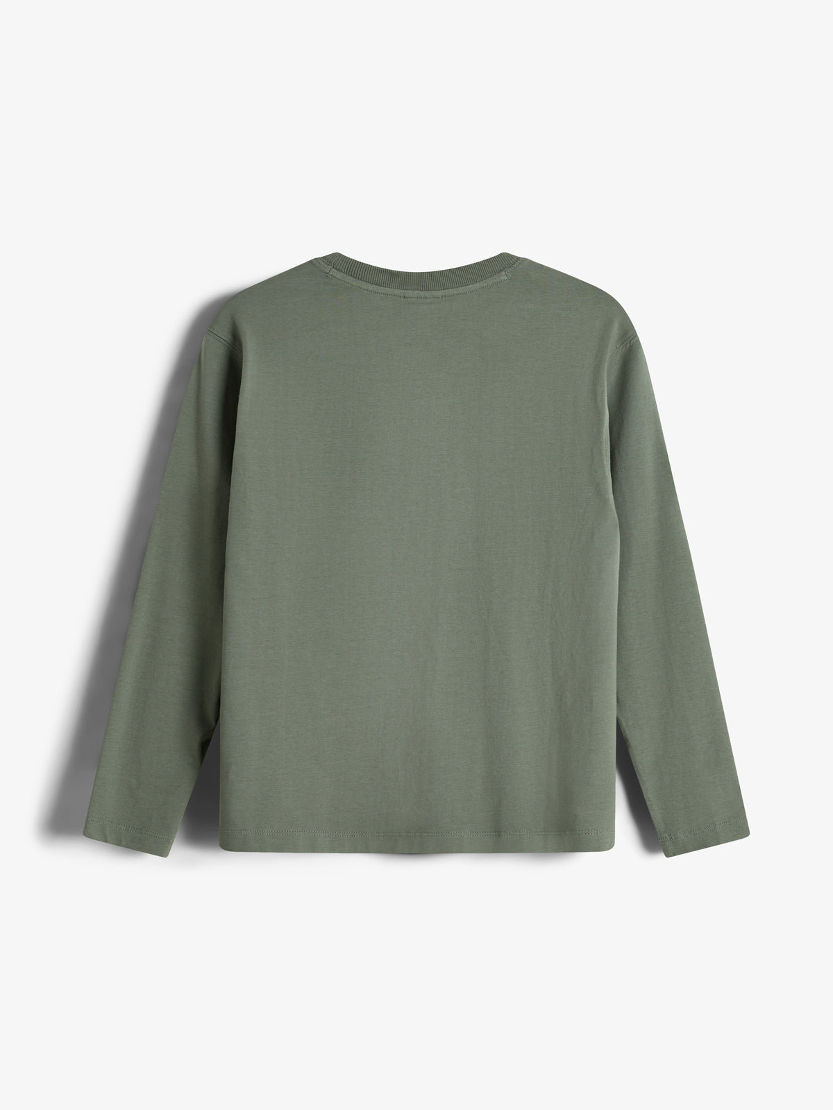 Warp Text langærmet T-shirt - Tweens - Green