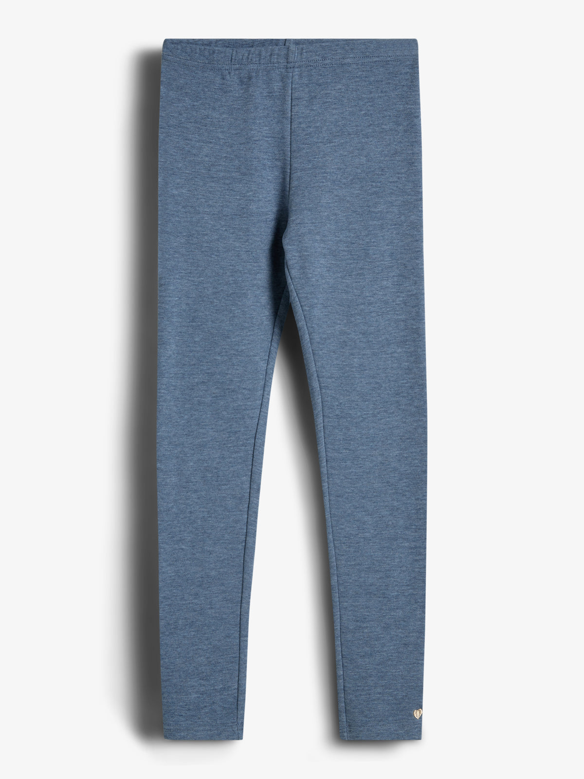 Leggings i plysjersey - Tweens - Blue Melange